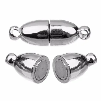 10pcs/Lot 6x18mm Rhodium Color Strong Magnetic Clasps for Necklace Bracelet Chain Buckle Jewelry Making Findings
10pcs/Lot 6x18mm Rhodium Color Strong Magnetic Clasps for Necklace Bracelet Chain Buckle Jewelry Making Findings