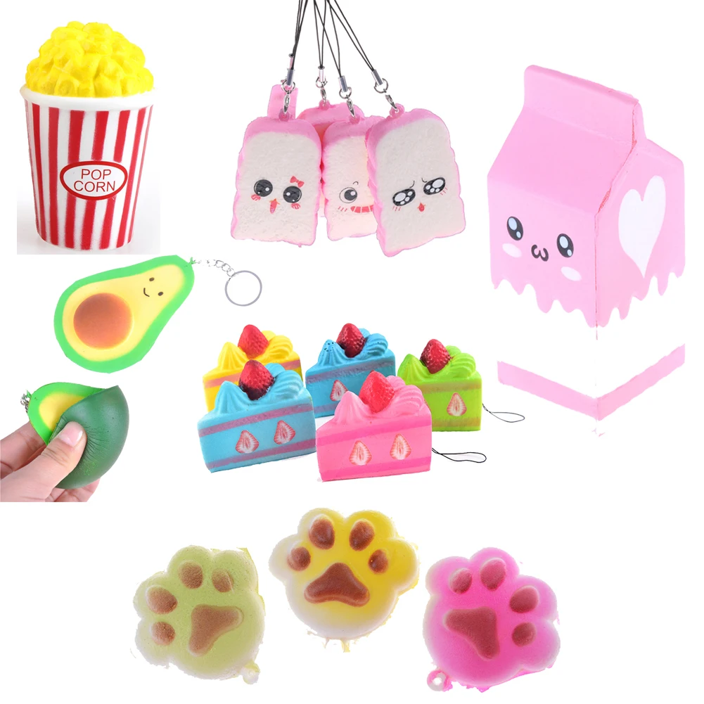 HOT Squishy milk bottle/can/box Squeeze Soft Slow Rising Phone Key Chain Strap Pendant Roll Squishes PU Cute Anti-stress toys
HOT Squishy milk bottle/can/box Squeeze Soft Slow Rising Phone Key Chain Strap Pendant Roll Squishes PU Cute Anti-stress toys