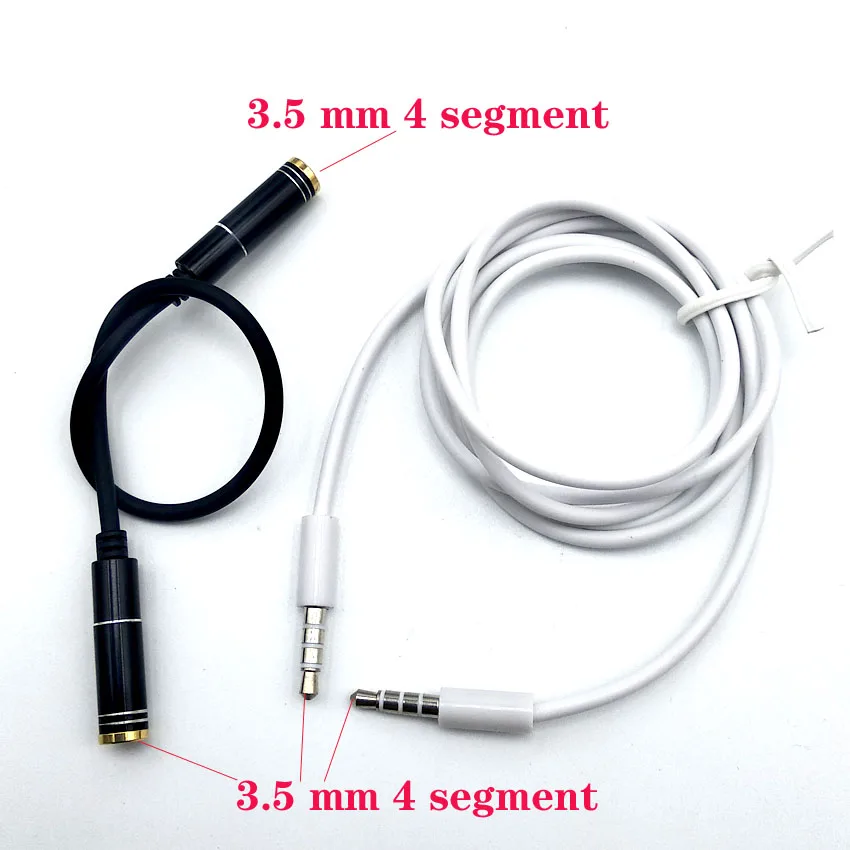 2pcs/lot Male to male Audio Extension aux Cable jack 3.5mm 4 pole Female To Female Audio Cable Gold Plated Audio Cable
2pcs/lot Male to male Audio Extension aux Cable jack 3.5mm 4 pole Female To Female Audio Cable Gold Plated Audio Cable