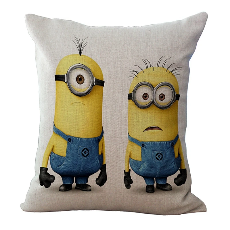 Square 45*45cm Children cushion cartoon print minion bed sofa decorative pillow home textiles fundas para cojines XA25
Square 45*45cm Children cushion cartoon print minion bed sofa decorative pillow home textiles fundas para cojines XA25