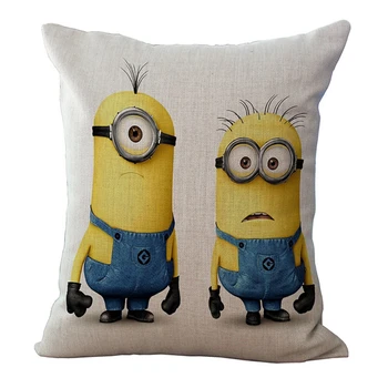 Square 45*45cm Children cushion cartoon print minion bed sofa decorative pillow home textiles fundas para cojines XA25
Square 45*45cm Children cushion cartoon print minion bed sofa decorative pillow home textiles fundas para cojines XA25