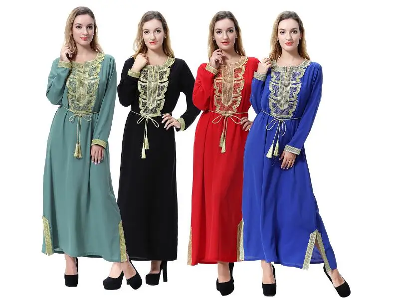 Muslim Embroidery Abaya Maxi Dress Women Jalabiya Middle East Islamic Robe Kimono Long Sleeve Turkey Hijab Arab Dubai Plus Size
Muslim Embroidery Abaya Maxi Dress Women Jalabiya Middle East Islamic Robe Kimono Long Sleeve Turkey Hijab Arab Dubai Plus Size