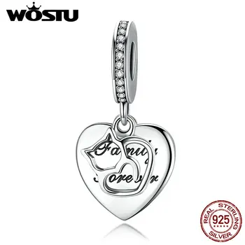 WOSTU 2019 Hot 925 Sterling Silver Love of Cat Cute Pet Pendant Charm fit Beads Bracelet Necklace DIY Party Jewelry Gifts CQC865 
WOSTU 2019 Hot 925 Sterling Silver Love of Cat Cute Pet Pendant Charm fit Beads Bracelet Necklace DIY Party Jewelry Gifts CQC865