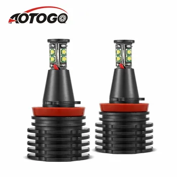 2Pcs Error Free LED Angel Eyes Marker Lights Bulbs 80W LED Angel Eyes Halo Light H8 Bulb For BMW E90 E92 E82 E60 E70 X5 X6
2Pcs Error Free LED Angel Eyes Marker Lights Bulbs 80W LED Angel Eyes Halo Light H8 Bulb For BMW E90 E92 E82 E60 E70 X5 X6