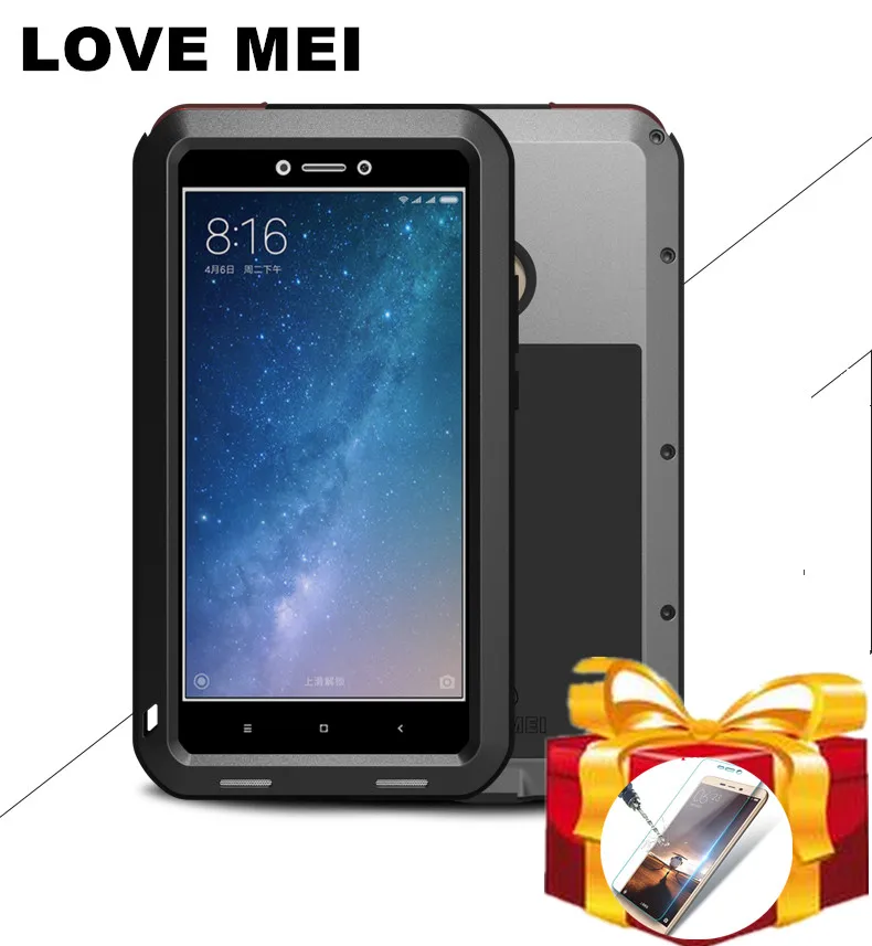 Gorilla glass) LOVE MEI Metal Waterproof Case For Xiaomi Mi Max 2 3 Shockproof Cover For Xiaomi Max 2 Mi Mix 2 2S 3 Mi8 Mi 8 Mi6
Gorilla glass) LOVE MEI Metal Waterproof Case For Xiaomi Mi Max 2 3 Shockproof Cover For Xiaomi Max 2 Mi Mix 2 2S 3 Mi8 Mi 8 Mi6