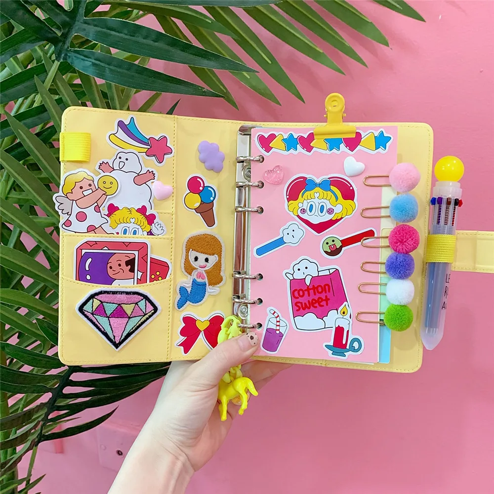 Climemo notebook Lo,se-leaf manual book ulzzang, cute kawaii transparent diary notebook set ,stationery Wholesale
Climemo notebook Lo,se-leaf manual book ulzzang, cute kawaii transparent diary notebook set ,stationery Wholesale
