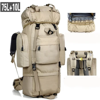 85L Large Capacity Outdoor Mountaineering Bag Tactical Hiking Tactical Military Bag Sports Backpack Camping Tents Bag
85L Large Capacity Outdoor Mountaineering Bag Tactical Hiking Tactical Military Bag Sports Backpack Camping Tents Bag