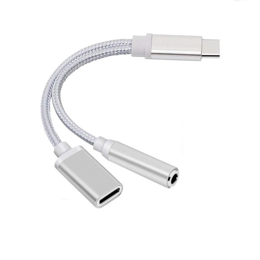 New USB Type C To 3.5mm Headphone Jack Adapter and Charger 2 In 1 Aux Audio Converter for Samsung Galaxy Xiaomi LG Huawei
New USB Type C To 3.5mm Headphone Jack Adapter and Charger 2 In 1 Aux Audio Converter for Samsung Galaxy Xiaomi LG Huawei