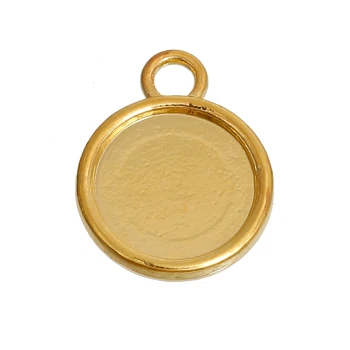 DoreenBeads Zinc Based Alloy Charms Round Gold Color Cabochon Settings (Fits 12mm Dia.) 18mm( 6/8") x 14mm( 4/8"), 20 PCs
DoreenBeads Zinc Based Alloy Charms Round Gold Color Cabochon Settings (Fits 12mm Dia.) 18mm( 6/8") x 14mm( 4/8"), 20 PCs