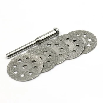 'The Best' 5 PCS Mini 22mm Discos Corte Diamante Rotatorio + 1 Mandril para Dremel 889
'The Best' 5 PCS Mini 22mm Discos Corte Diamante Rotatorio + 1 Mandril para Dremel 889