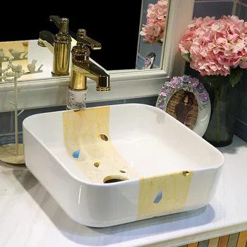 Square Table Washbasin European Washbasin sink bowl Household Ceramic Wash basin bathroom sink
Square Table Washbasin European Washbasin sink bowl Household Ceramic Wash basin bathroom sink