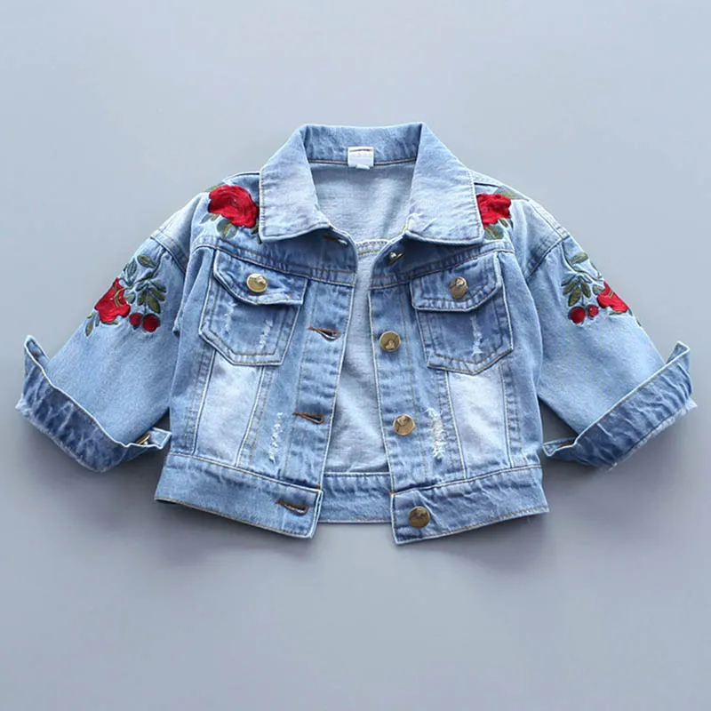 Children Spring Fashion Outwear Long-Sleeve Kids Denim Jackets Autumn Baby Girls Embroidered Coat Clothes Girl Denim Jacket
Children Spring Fashion Outwear Long-Sleeve Kids Denim Jackets Autumn Baby Girls Embroidered Coat Clothes Girl Denim Jacket