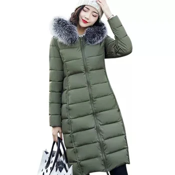 2018 New Women's Winter Cotton Jacket Coat Female Two Side Wear Thicken Long Parkas Lady Slim Big Fur Collar Abrigo Mujer F642
2018 New Women's Winter Cotton Jacket Coat Female Two Side Wear Thicken Long Parkas Lady Slim Big Fur Collar Abrigo Mujer F642