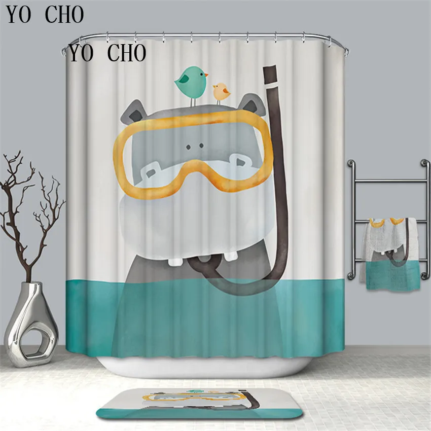 YO CHO Abstract Art Style Animal Musical Instrument Shower Curtain 3D Thickened Bathroom Curtains Moldproof Waterproof Curtains
YO CHO Abstract Art Style Animal Musical Instrument Shower Curtain 3D Thickened Bathroom Curtains Moldproof Waterproof Curtains