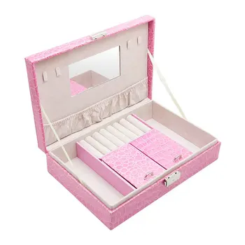 Joyero Organizador Real Jewelry Boxes 2019 Jewellery Jewelry Box Mirror Locked Princess Cosmetics Receiving Customized Boxes
Joyero Organizador Real Jewelry Boxes 2019 Jewellery Jewelry Box Mirror Locked Princess Cosmetics Receiving Customized Boxes