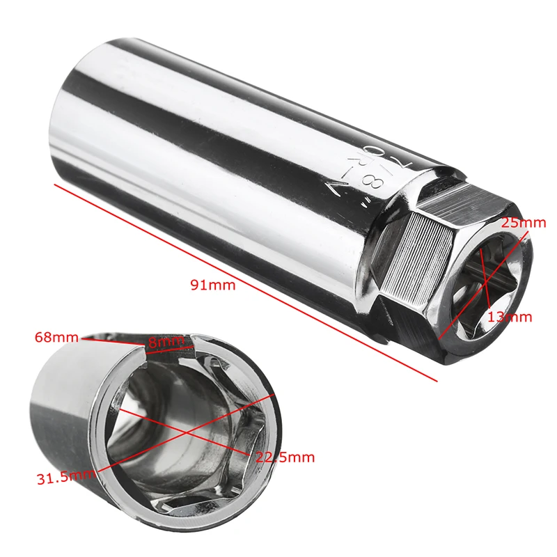 1/2"Drive Oxygen Sensor Lambda Removal Socket Tool O2 Removal Tool Oxygen Sensor Socket Auto Products Car Accessories
1/2"Drive Oxygen Sensor Lambda Removal Socket Tool O2 Removal Tool Oxygen Sensor Socket Auto Products Car Accessories