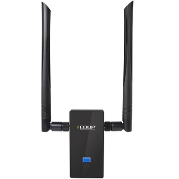 EDUP Dual Band 1200Mbps 2.4GHz/ 5.8GHz WiFi Dongle Wireless USB WiFi Adapter WiFi Antenna Network Card for Laptop/Desktop
EDUP Dual Band 1200Mbps 2.4GHz/ 5.8GHz WiFi Dongle Wireless USB WiFi Adapter WiFi Antenna Network Card for Laptop/Desktop