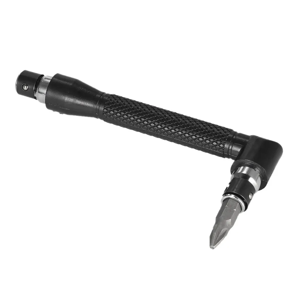 2 in1 multitool L-shaped Angle Head Socket Wrench + 1/4 Inch Screwdriver Bits Holder Double-head Screwdriver hand repair tools
2 in1 multitool L-shaped Angle Head Socket Wrench + 1/4 Inch Screwdriver Bits Holder Double-head Screwdriver hand repair tools