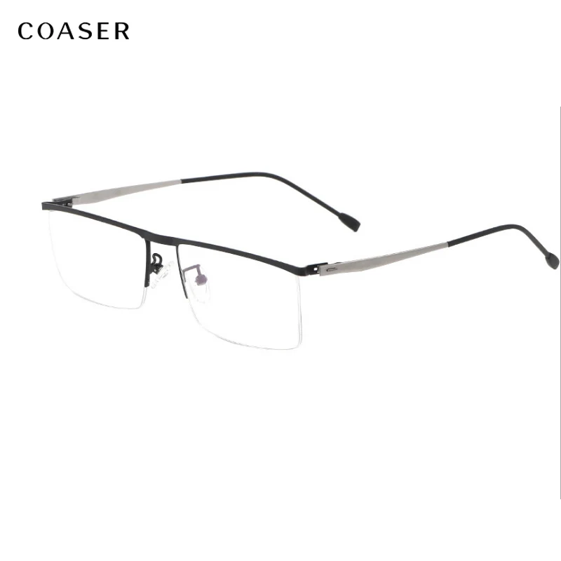 New Rimless Square Half Titanium Metal Glasses Frame Men Computer Reading Prescription Optical Eyeglasses Lens Eyewear Spectacle
New Rimless Square Half Titanium Metal Glasses Frame Men Computer Reading Prescription Optical Eyeglasses Lens Eyewear Spectacle