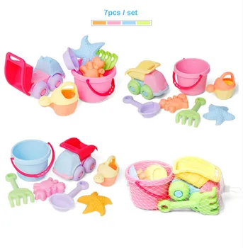 New Summer Seaside Soft Beach Toys Set Soft Children Garden Classic Plastic Play Sand Buckets Rakes Shovels Trucks Car For Kids
New Summer Seaside Soft Beach Toys Set Soft Children Garden Classic Plastic Play Sand Buckets Rakes Shovels Trucks Car For Kids