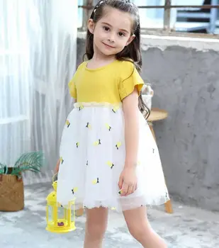 2019 summer Korean version of the girl pettiskirt cotton jacquard embroidery pineapple dress mesh princess dress
2019 summer Korean version of the girl pettiskirt cotton jacquard embroidery pineapple dress mesh princess dress