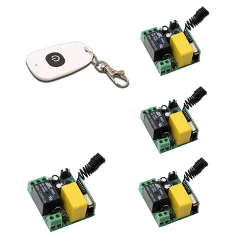 Hot Sale AC220V 1CH 10A Remote Control Light Switch Relay Output Radio Receiver Module and White Transmitter Window/Garage Doors
Hot Sale AC220V 1CH 10A Remote Control Light Switch Relay Output Radio Receiver Module and White Transmitter Window/Garage Doors