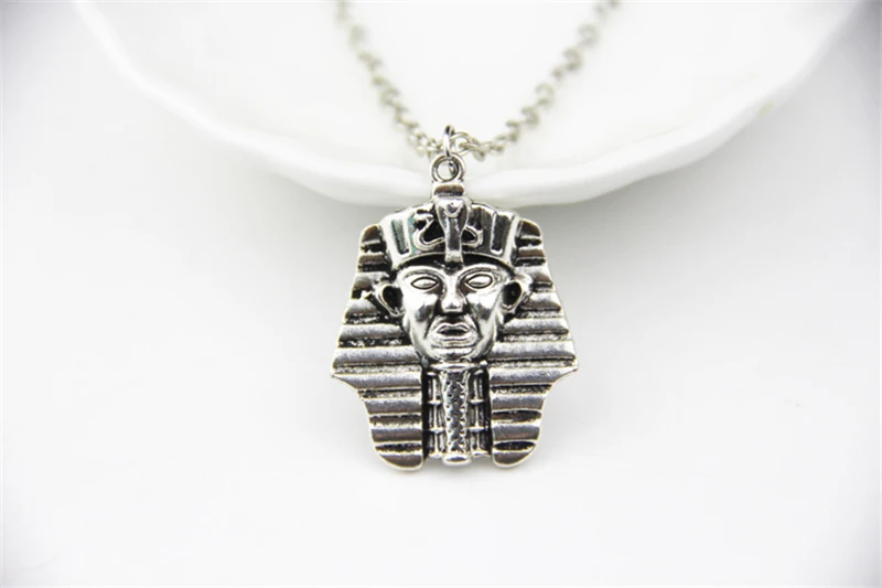 ZRM 20pcs/lot Fashion Jewelry Vintage Charm Egyptian Pharaoh Head Necklace Pendant Hip Hop Freestyle Necklace for Men Collier
ZRM 20pcs/lot Fashion Jewelry Vintage Charm Egyptian Pharaoh Head Necklace Pendant Hip Hop Freestyle Necklace for Men Collier