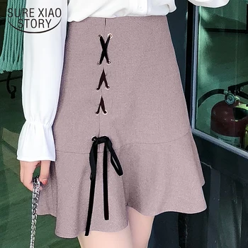 2019 spring Korean version of fishtail skirt temperament princess purple Joker flounce Ruffle skirt Casual Solid Trumpet 2081 50
2019 spring Korean version of fishtail skirt temperament princess purple Joker flounce Ruffle skirt Casual Solid Trumpet 2081 50