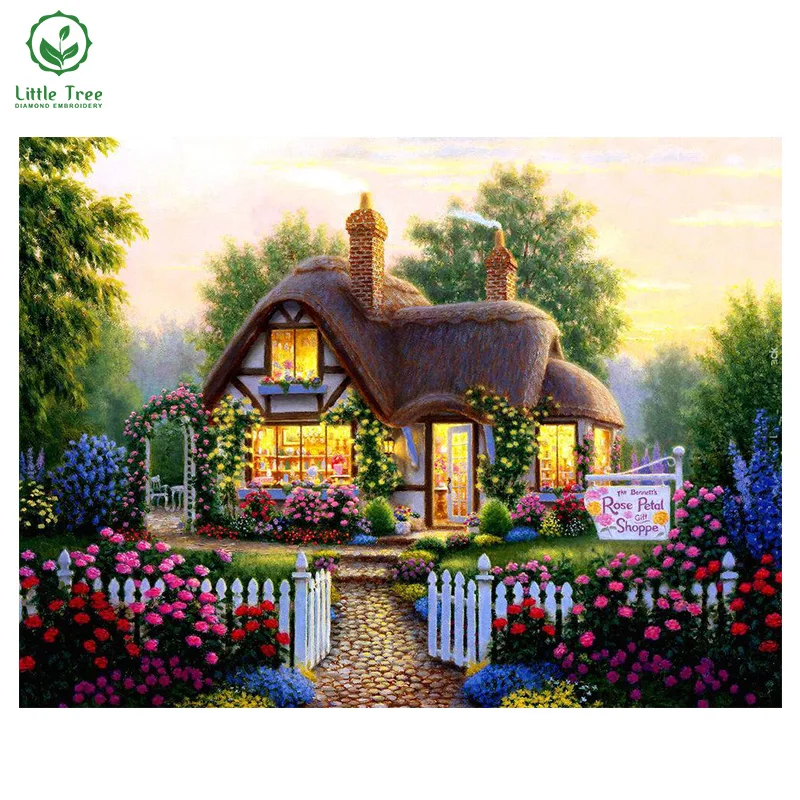 Little Tree diamond painting Garden Cottage Patterns Counted Cross-Stitching Needlework Cross stitch Sets Crystal Embroidery
Little Tree diamond painting Garden Cottage Patterns Counted Cross-Stitching Needlework Cross stitch Sets Crystal Embroidery