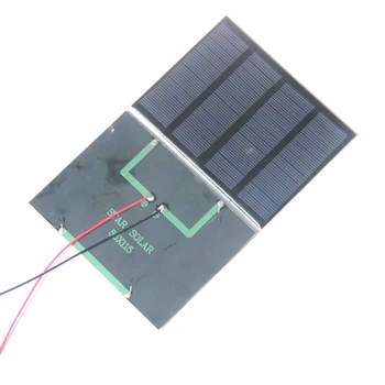 BUHESHUI Mini 1.5W 12V Solar Cell Polycrystalline Solar Panel With Cable/Wire DIY Solar Power Battery Charger 115*85MM Epoxy
BUHESHUI Mini 1.5W 12V Solar Cell Polycrystalline Solar Panel With Cable/Wire DIY Solar Power Battery Charger 115*85MM Epoxy
