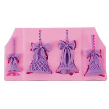 4 Hole Christmas Bells Bow 3D DIY Silicone Mold Fondant Cake Decorating BTools Baking Fondant Chocolate Jelly SugarCraft Tools
4 Hole Christmas Bells Bow 3D DIY Silicone Mold Fondant Cake Decorating BTools Baking Fondant Chocolate Jelly SugarCraft Tools