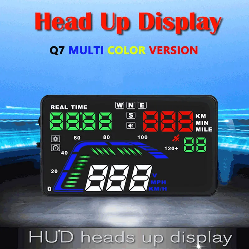 NEW Color Q7-OBD2-HUD head up display driving Computer Fuel Consumption Temperature digital car speedometer Gauge DiagnosticTool
NEW Color Q7-OBD2-HUD head up display driving Computer Fuel Consumption Temperature digital car speedometer Gauge DiagnosticTool