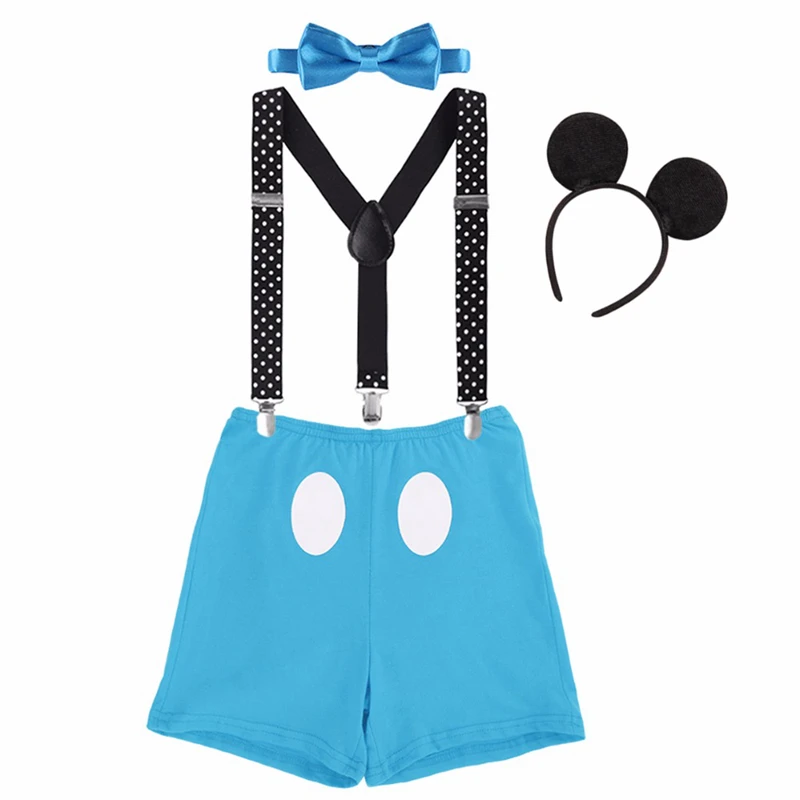 Cute Birthday Outfit for Boy 4pcs Unisex Baby Mickey Mouse Clothes Cake Smash Outfit Girl Baby Birthday Clothes for Photo Shoot
Cute Birthday Outfit for Boy 4pcs Unisex Baby Mickey Mouse Clothes Cake Smash Outfit Girl Baby Birthday Clothes for Photo Shoot