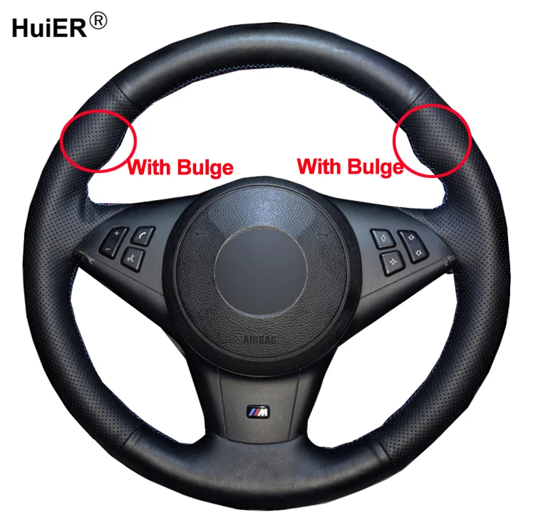 Hand Sewing Car Steering Wheel Cover Funda Volante Braid on the Steering wheel For BMW E60 E63 E64 Cabrio M6 2005-2008 2009 2010
Hand Sewing Car Steering Wheel Cover Funda Volante Braid on the Steering wheel For BMW E60 E63 E64 Cabrio M6 2005-2008 2009 2010