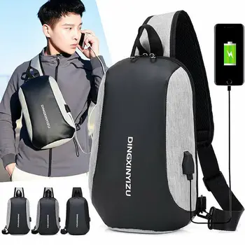 Men Chest Bag Oxford Outdoor Smart Laptop Backpack USB Charging Built-In Portable Source Single Shoulder Bags
Men Chest Bag Oxford Outdoor Smart Laptop Backpack USB Charging Built-In Portable Source Single Shoulder Bags
