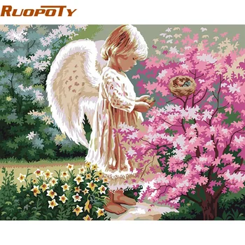 RUOPOTY Angle Girls DIY Painting By Numbers Europe Home Decor Handpainted Oil Painting Unique Gift For Wall Artwork 40x50cm
RUOPOTY Angle Girls DIY Painting By Numbers Europe Home Decor Handpainted Oil Painting Unique Gift For Wall Artwork 40x50cm