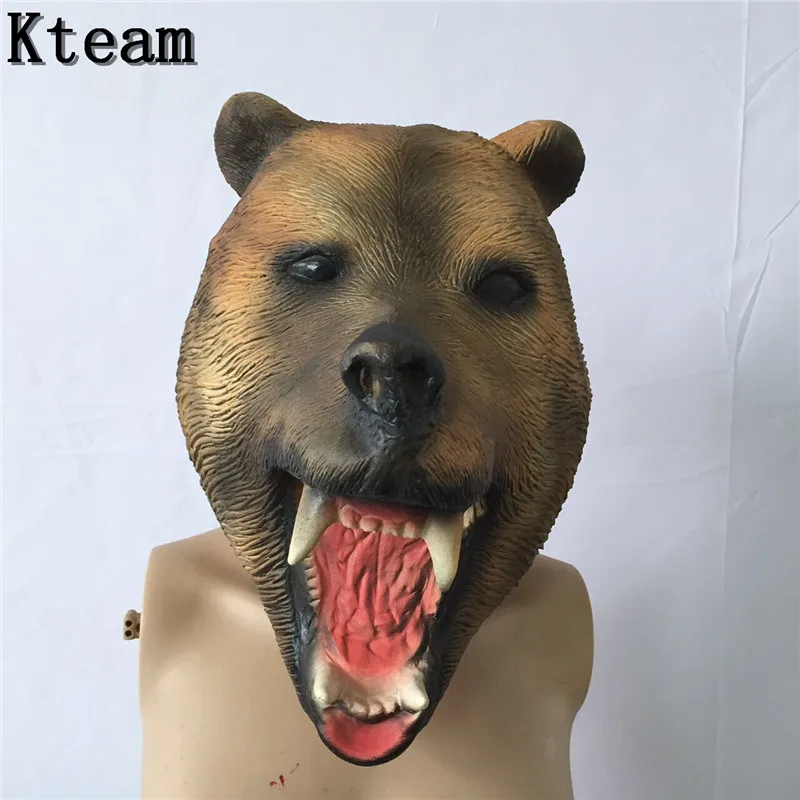 Halloween Party Cosplay Animal Bear Dog Mask Celebration Fancy Dress Overhead Cosplay Costume Latex Brown Bear Mask for Carnival
Halloween Party Cosplay Animal Bear Dog Mask Celebration Fancy Dress Overhead Cosplay Costume Latex Brown Bear Mask for Carnival