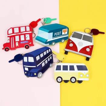 Kids Creative bus mini coin purse for childern PU Leather women small wallet bank card holders cartoon earphone pouch girls gift
Kids Creative bus mini coin purse for childern PU Leather women small wallet bank card holders cartoon earphone pouch girls gift