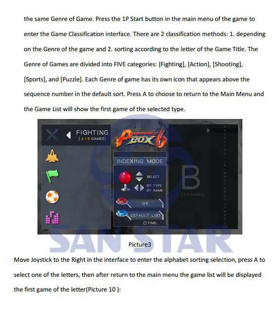 Pandora's Box6 Arcade Version user manual 8 w