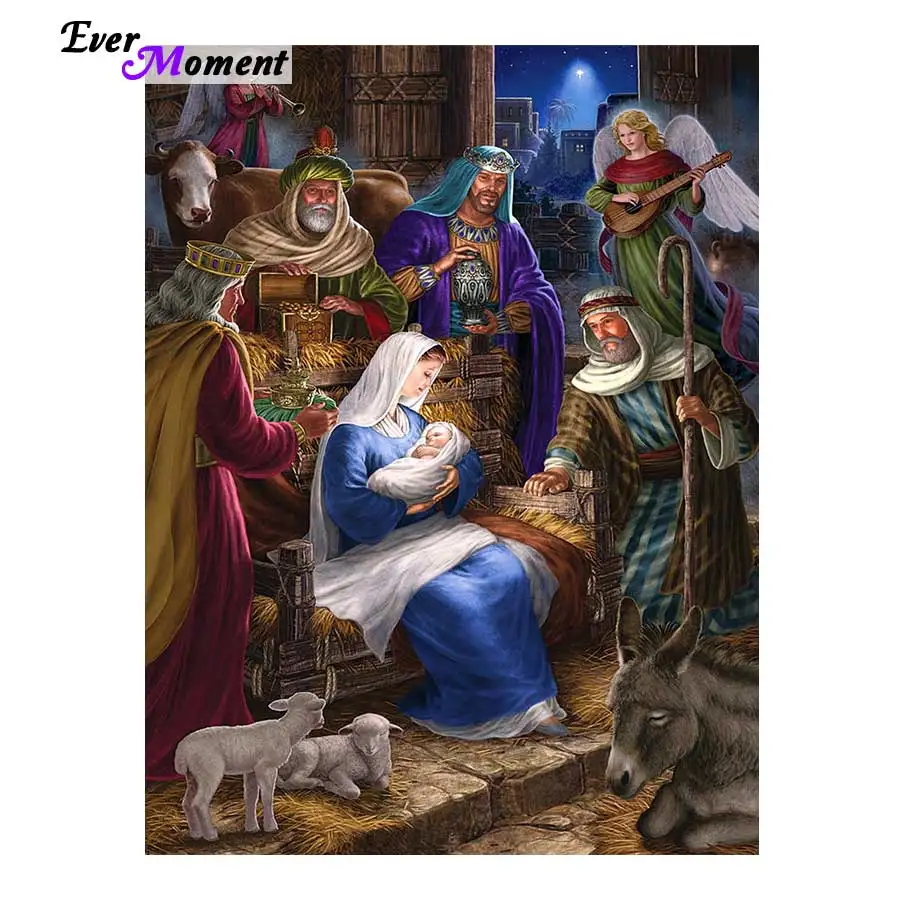 5D Diy Diamond Painting Holy Night Cross Stitch 3D Diamond Embroidery Mosaic Jesus Full Dmc Rhinestone Home Decoration ASF577
5D Diy Diamond Painting Holy Night Cross Stitch 3D Diamond Embroidery Mosaic Jesus Full Dmc Rhinestone Home Decoration ASF577