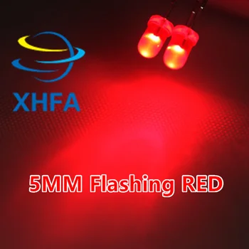 100pcs 5mm Red Light-Emitting-Diode Automatic Flashing LED Flash Control Blinking 5 mm Blink LED Diodo 1.5HZ danshan R
100pcs 5mm Red Light-Emitting-Diode Automatic Flashing LED Flash Control Blinking 5 mm Blink LED Diodo 1.5HZ danshan R
