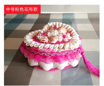 Shellfish Natural shell conch Handmade heart-shaped make-up box Jewellery box Lady's birthday present Home
Shellfish Natural shell conch Handmade heart-shaped make-up box Jewellery box Lady's birthday present Home