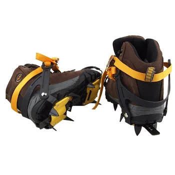 Profession 2 pcs Bundled Crampons Professional 14-point Manganese Steel Ice Gripper Ice Crampons Snow Board For Skiing Climbing
Profession 2 pcs Bundled Crampons Professional 14-point Manganese Steel Ice Gripper Ice Crampons Snow Board For Skiing Climbing