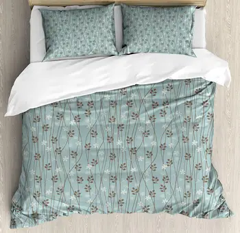 Vintage Duvet Cover Set King Size Floral Rustic Composition with Blossoming Branches Wildflowers Garden Decorative 4 Piece
Vintage Duvet Cover Set King Size Floral Rustic Composition with Blossoming Branches Wildflowers Garden Decorative 4 Piece