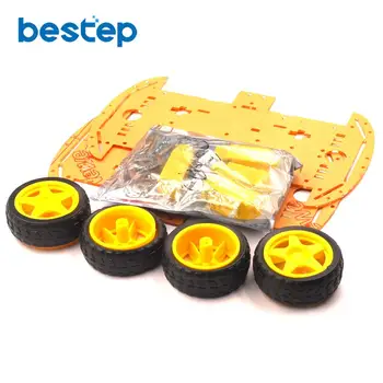 Smart Car Kit 4WD Smart Robot Car Chassis Kits with Speed Encoder and Battery Box for arduino Diy Kit
Smart Car Kit 4WD Smart Robot Car Chassis Kits with Speed Encoder and Battery Box for arduino Diy Kit