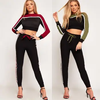 2018 New Women Clothes Set 2Pcs Crop Tops Hoodies Sweatshirt + Pants Sets Summer Sunshine Outwear Casual Outfits
2018 New Women Clothes Set 2Pcs Crop Tops Hoodies Sweatshirt + Pants Sets Summer Sunshine Outwear Casual Outfits