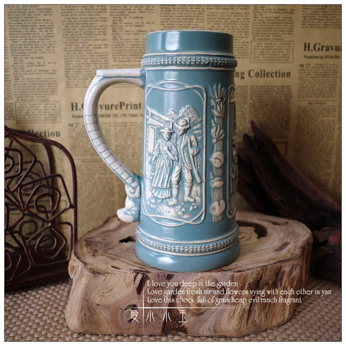 2016 New Arrival Ceramic German Beer Mug Hunter's Family Hand Painted Mugs Embossed Pattern Bar Decoration 10*14*19cm
2016 New Arrival Ceramic German Beer Mug Hunter's Family Hand Painted Mugs Embossed Pattern Bar Decoration 10*14*19cm