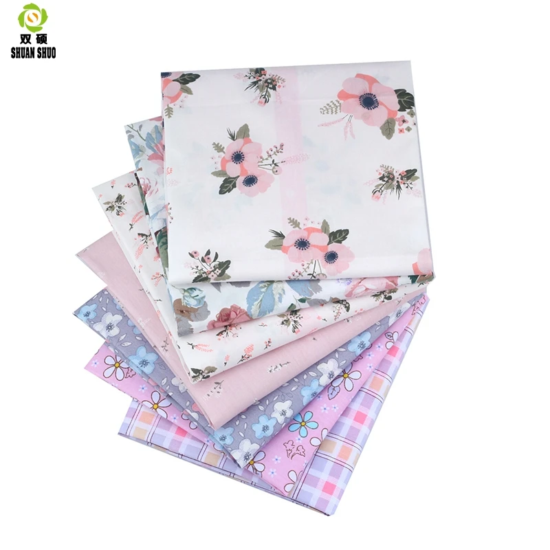 Shuanshuo New Pink Floral Series Cotton Patchwork Fabric Fat Quarter Bundles Fabric For Sewing Doll Cloths 40*50cm 7pcs/lot
Shuanshuo New Pink Floral Series Cotton Patchwork Fabric Fat Quarter Bundles Fabric For Sewing Doll Cloths 40*50cm 7pcs/lot