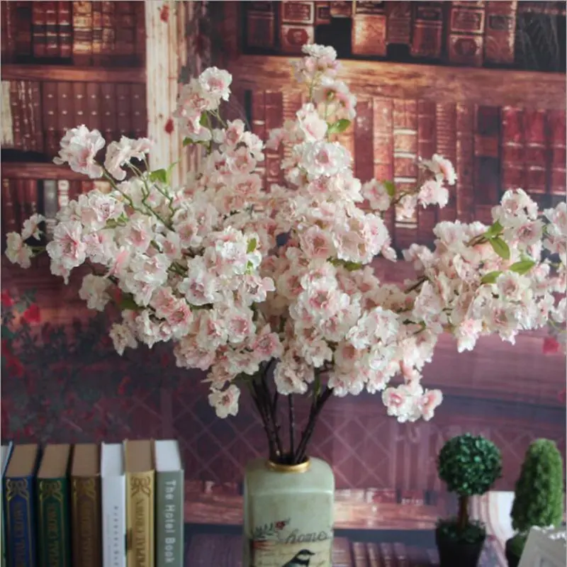 Long stem Artificial Cherry blossoms Silk+Plastic flowers Sakura branch for Home hotel Wedding Decoration Christmas decor
Long stem Artificial Cherry blossoms Silk+Plastic flowers Sakura branch for Home hotel Wedding Decoration Christmas decor