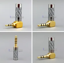 L Hoek 3.5mm 2.5mm 4.4mm Evenwichtige TRRS Carbon Plug adapter Voor Astell & kern AK380 AK240 AK100i II AK70 LN006244(China)